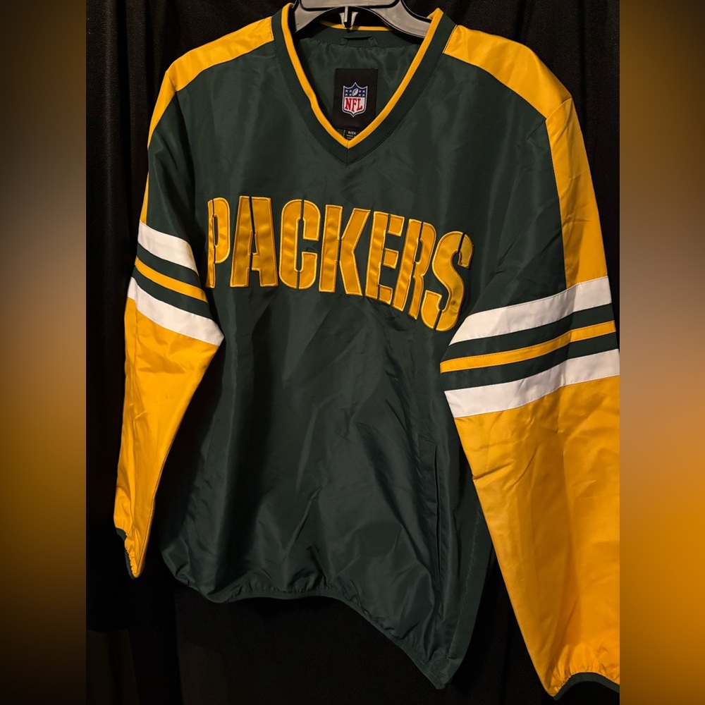 NFL Packers Green and Yellow Pullover
